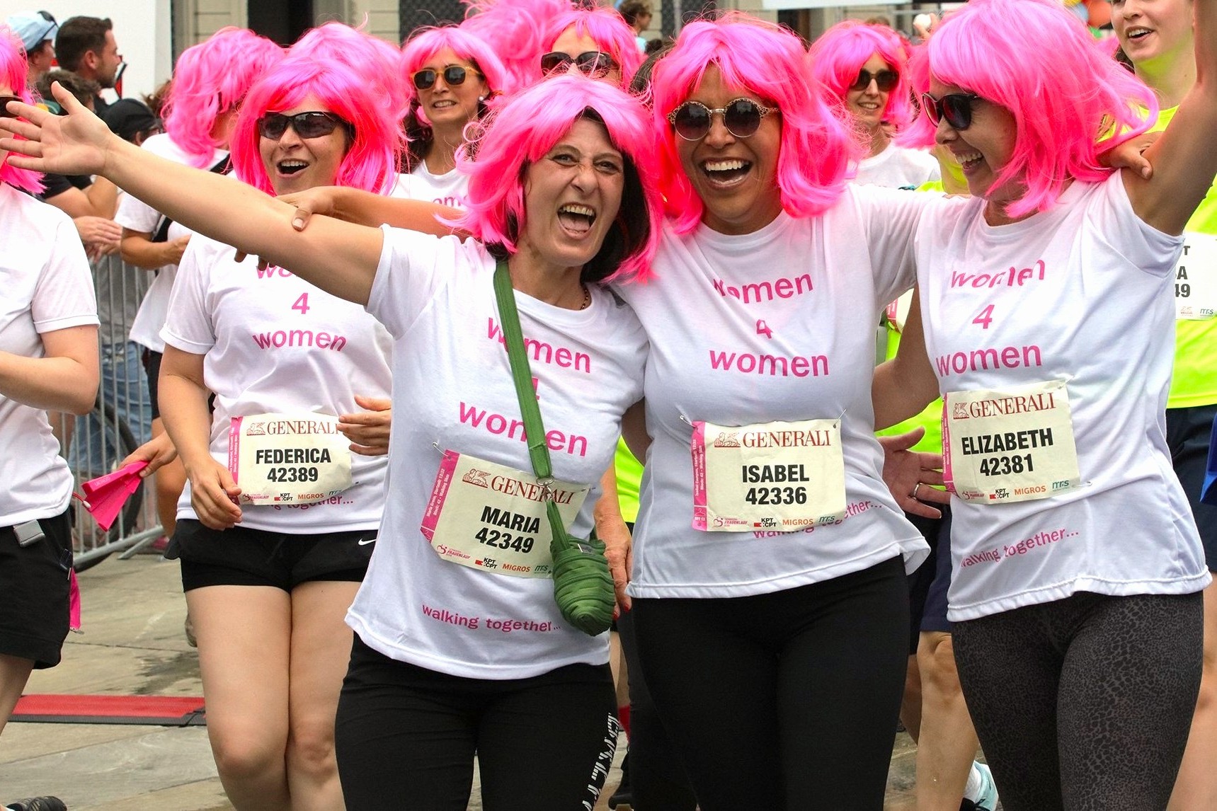 Pink Ladies at the Swiss Women's Run
